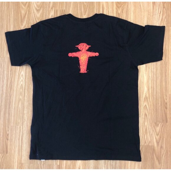 Ampelmann Berlin Organic Cotton T-Shirt With Green Walking Man Graphic Black Lrg - Picture 8 of 9